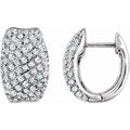 9/10 Ctw Natural Diamond Earrings (Style 68392)