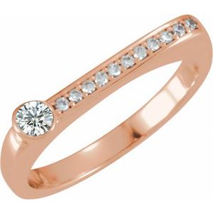 1/5 CTW Natural Diamond Stackable Family Ring (Style 71524)
