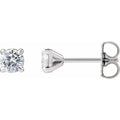 Round Cocktail-Style Stud Earrings