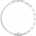 1 Ctw Natural Diamond Adjustable Line Bracelet (Style BRC924)