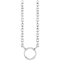 Bezel-Set Solitaire Necklace