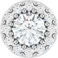 1/3 Ctw Natural Diamond Halo-Style Pendant (Style 88590)