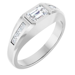 Diamond 1 1/8 CTW Wedding Band