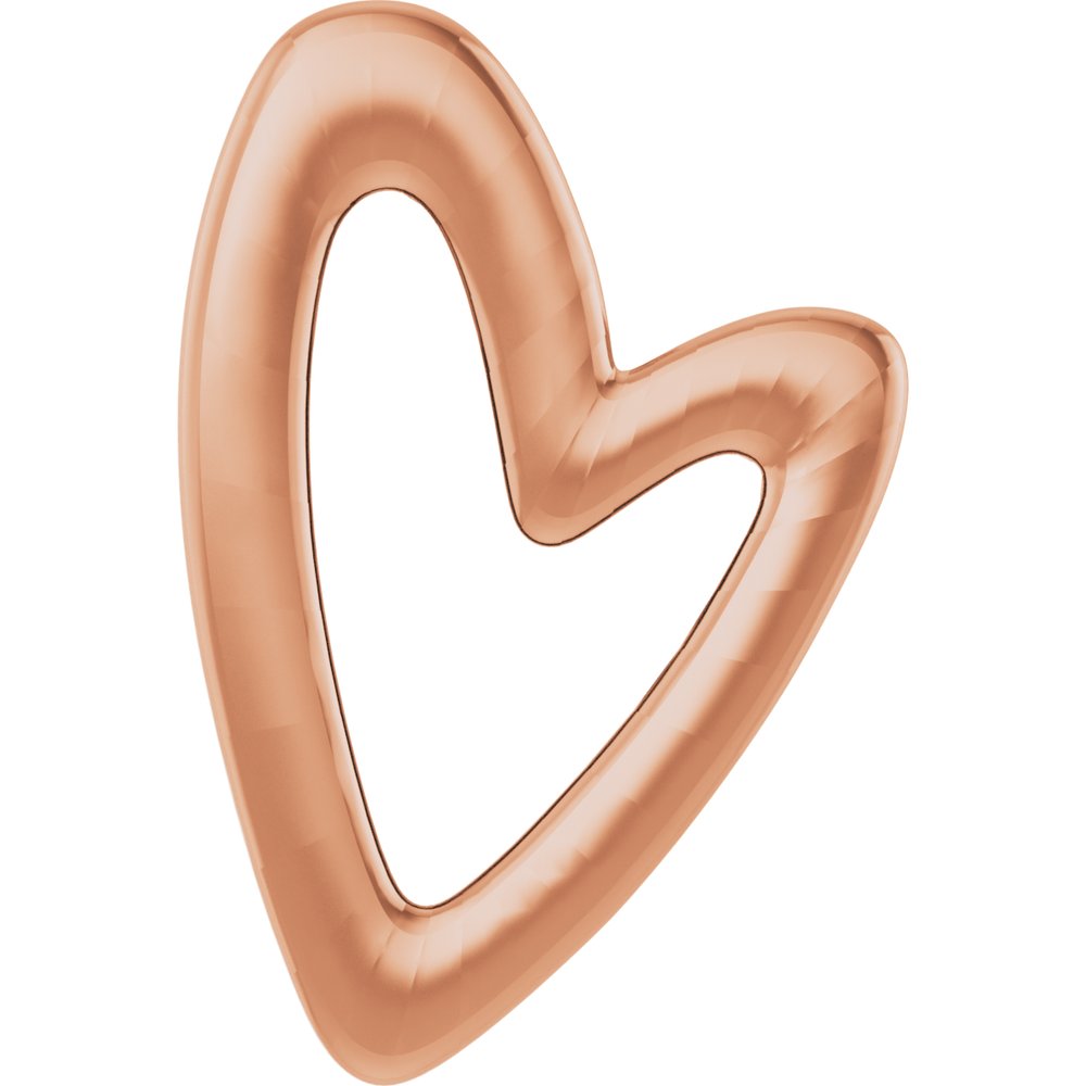 Essentials 14K Rose Gold Heart Pendant