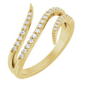1/5 CTW Natural Diamond Bypass Ring (Style 126653)