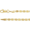 14K Yellow 2.7 mm Mirror 16" Chain