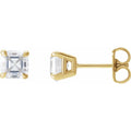 Solitaire Stud Earrings
