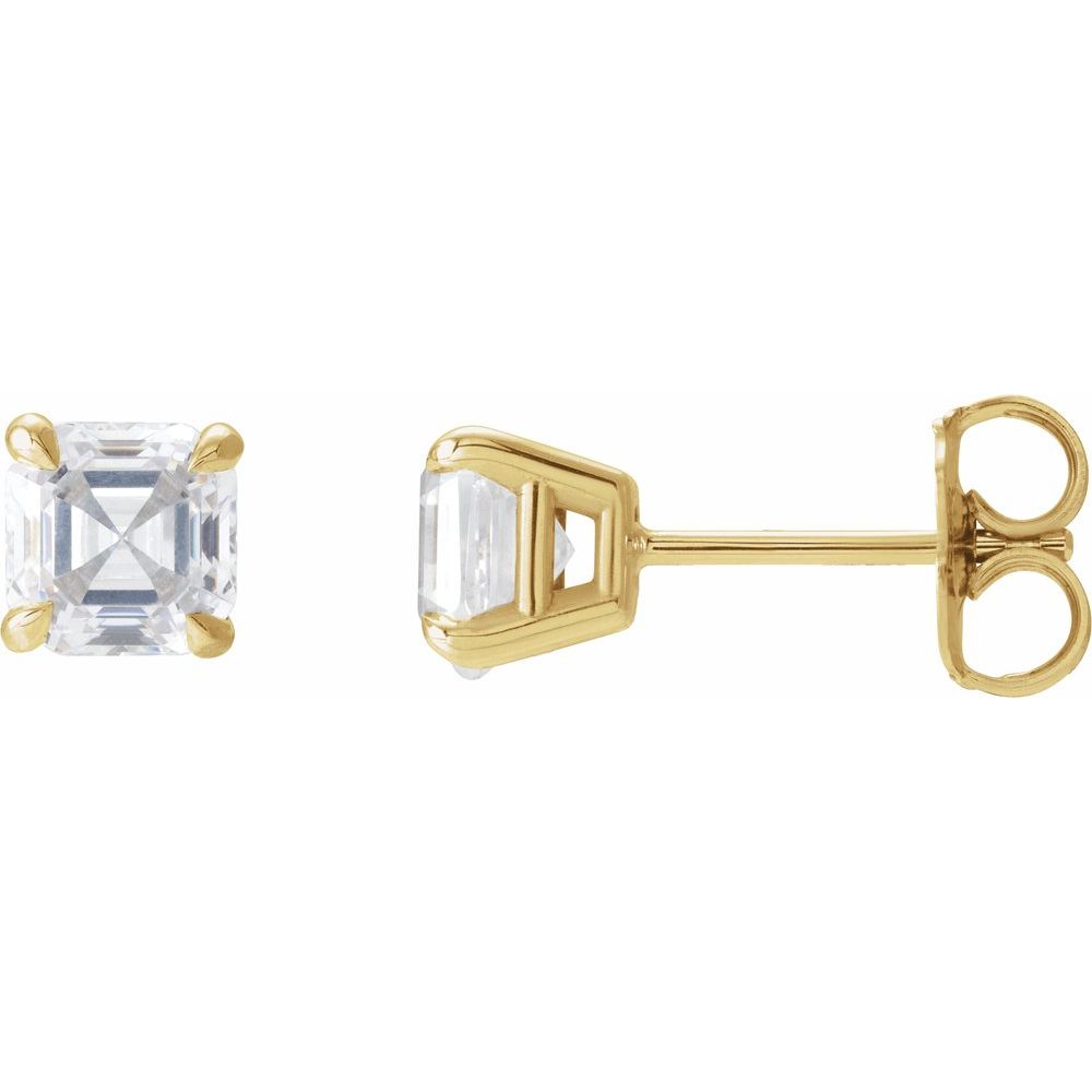 Solitaire Stud Earrings