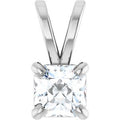 1/4 Ct Natural Diamond 4-Prong Pendant (Style 88653)