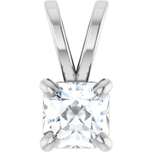 1/4 Ct Natural Diamond 4-Prong Pendant (Style 88653)