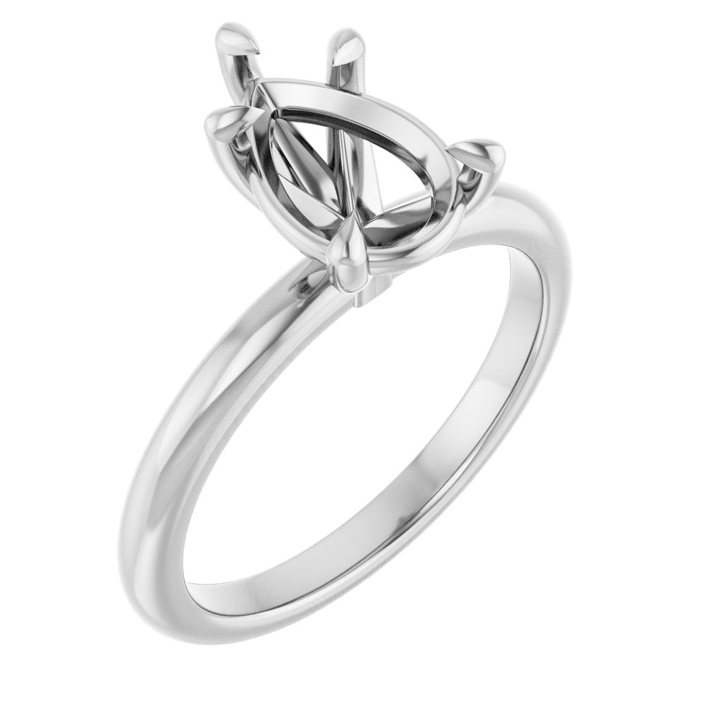 Claw-Prong Solitaire Engagement Ring