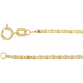14K Yellow 1.3 mm Mirror 18" Chain
