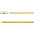 14K Yellow 1.95 mm Snake 18" Chain