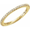 1/3 CTW Natural Diamond Stackable Ring (Style 67401)