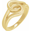 Essentials 14K Yellow Gold Interlocking Ring