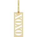 Jubilee 14K Yellow Gold Xoxo Charmpendant