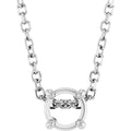 Solitaire Slide Necklace or Pendant