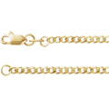 14K Yellow 1.95 mm Curb 16" Chain