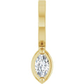 Jubilee 14K Yellow Gold 18 Ct Natural Diamond Pendant