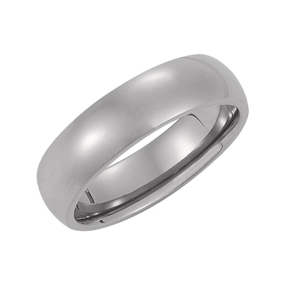 Comfort-Fit Half Round Band