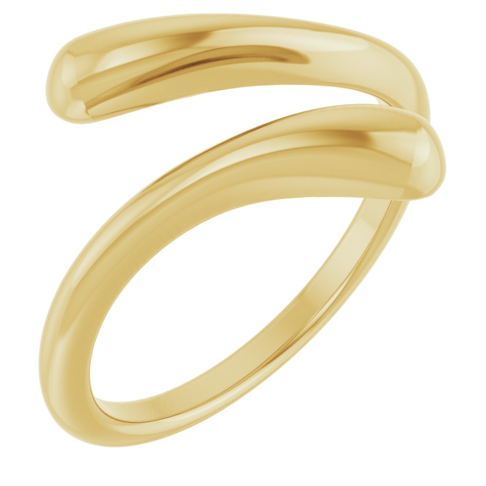 Jubilee 14K Yellow Gold Dome Bypass Ring