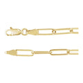 3.85 mm Paperclip-Style Chain