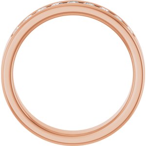 14K Gold 1/2 CTW Classic Diamond Wedding Band