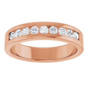 14K Gold 1/2 CTW Classic Diamond Wedding Band