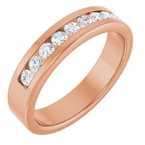 14K Gold 1/2 CTW Classic Diamond Wedding Band