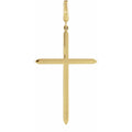 Believer 14K Yellow Gold Cross Charmpendant