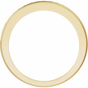 14K Two-Tone Gold 1/3 CTW Diamond Wedding Band