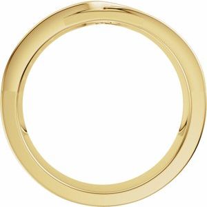 14K Gold 1/8 CTW Diamond Wedding Band