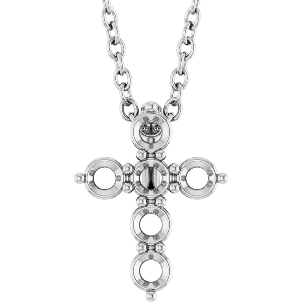 Accented Cross Necklace or Pendant