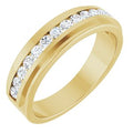 14K Gold 5/8 CTW Diamond Wedding Band