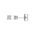 Round 4-Prong Stud Earrings