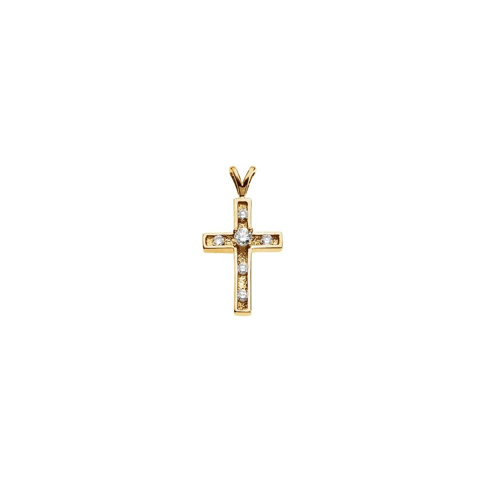 Accented Cross Pendant