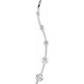 1/2 Ctw Natural Diamond Journey 5-Stone Pendant (Style 65435)