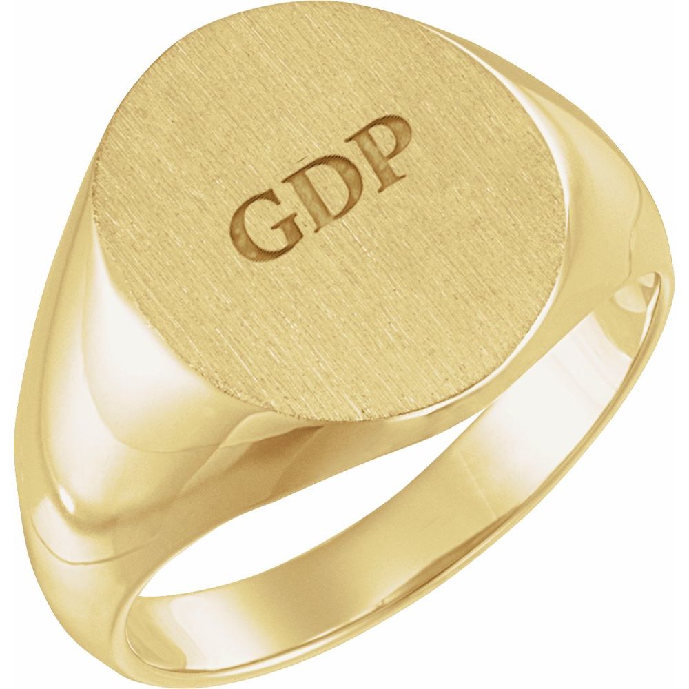Oval Signet Ring