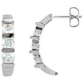 1 1/2 Ctw Natural Diamond Earrings (Style 81620)