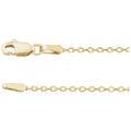 14K Yellow 1.4 mm Diamond-Cut Cable 18" Chain