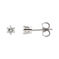 Round 6-Prong Stud Earrings