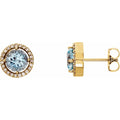 Halo-Style Earrings
