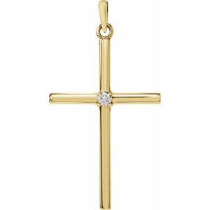 Cross Pendant (Style R42326)