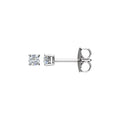 Round 4-Prong Stud Earrings