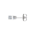Round 4-Prong Stud Earrings