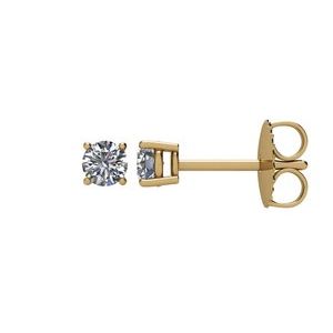 14K Yellow Gold 1/3 CTW Natural Diamond Stud Earrings