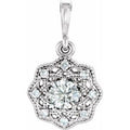 1/3 Ctw Natural Diamond Pendant (Style 86242)
