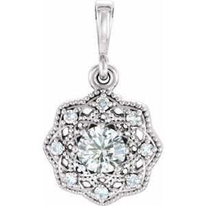 1/3 Ctw Natural Diamond Pendant (Style 86242)