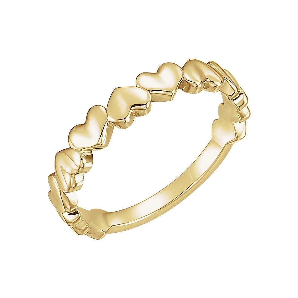 Jubilee 14K Yellow Gold Heart Ring