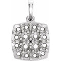 1/4 Ctw Natural Diamond Cluster Pendant (Style 652194)